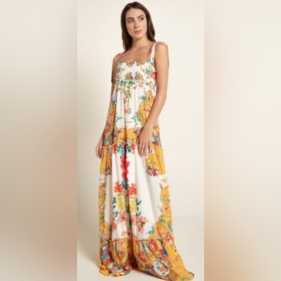 Agua Bendita Gypsy Herbarium Maxi Dress